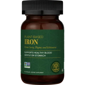 Iron From Plants is the best absorbed!