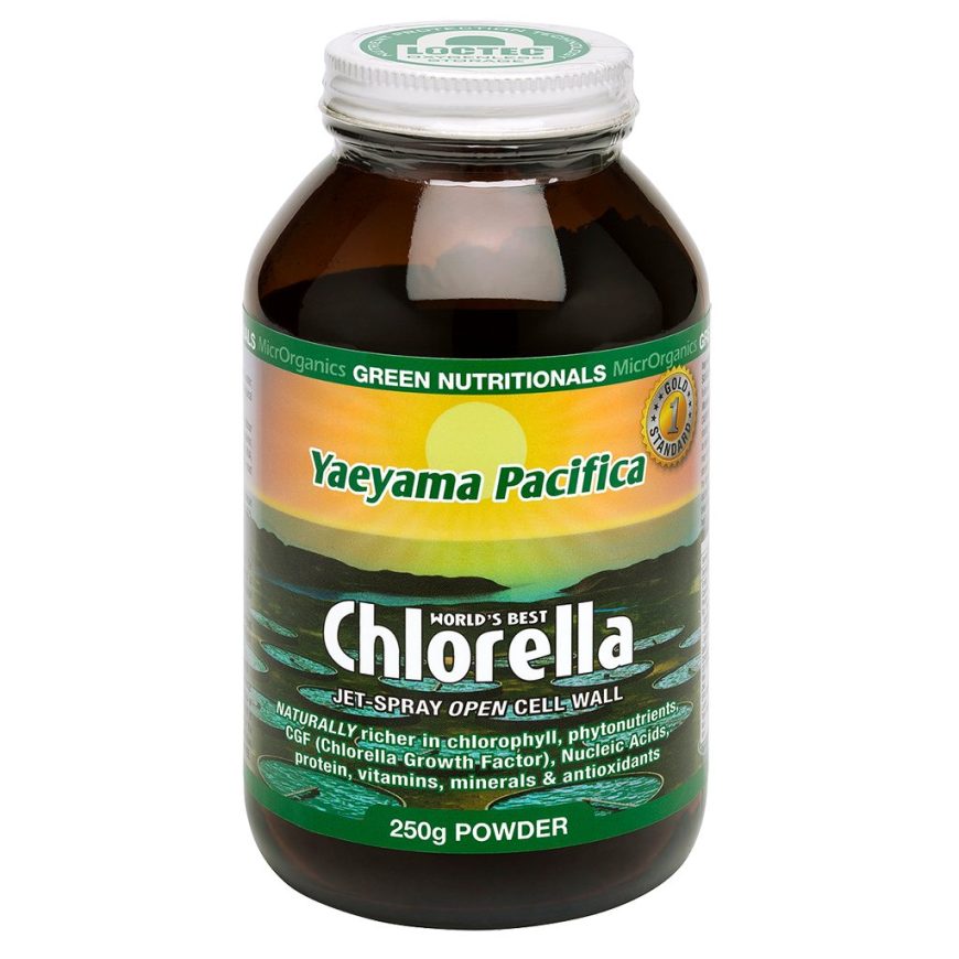 Chlorella 250g Powder 1 Chlorella, essential for Heavy Metal detoxification.